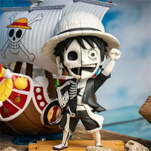 Anime One Piece Luffy Zoro Model Decoration Ornament Collection Statue Trend Model Doll Pvc Figure Toys For Children Presents