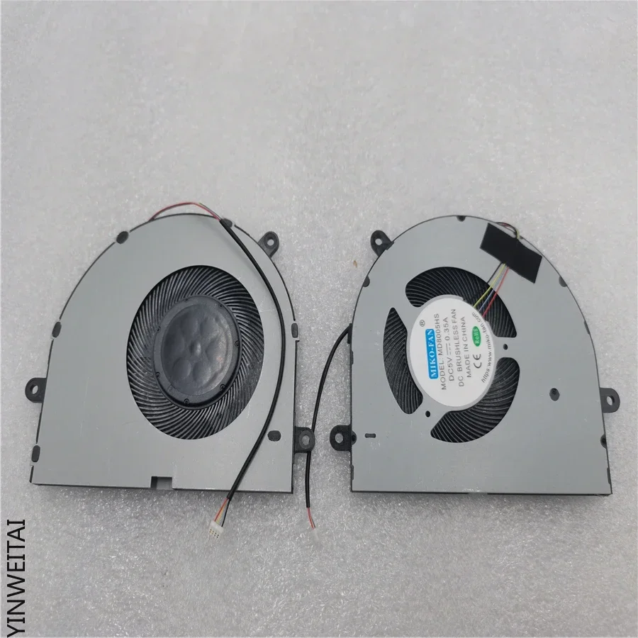 Ventilador enfriador de Nueva CPU para GATEWAY GWNC31514-BK GWNC31514-BL GWTN141-4 GWTN156-4 BF08005H05FP DC 5V 0.5A amplio radiador de refrigeración