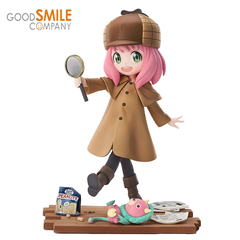 

Original SPY×FAMILY Good Smile Doll Anya Forger Detective Ver Genuine Anime Action Figure Collectible Model Dolls Ornament Gift