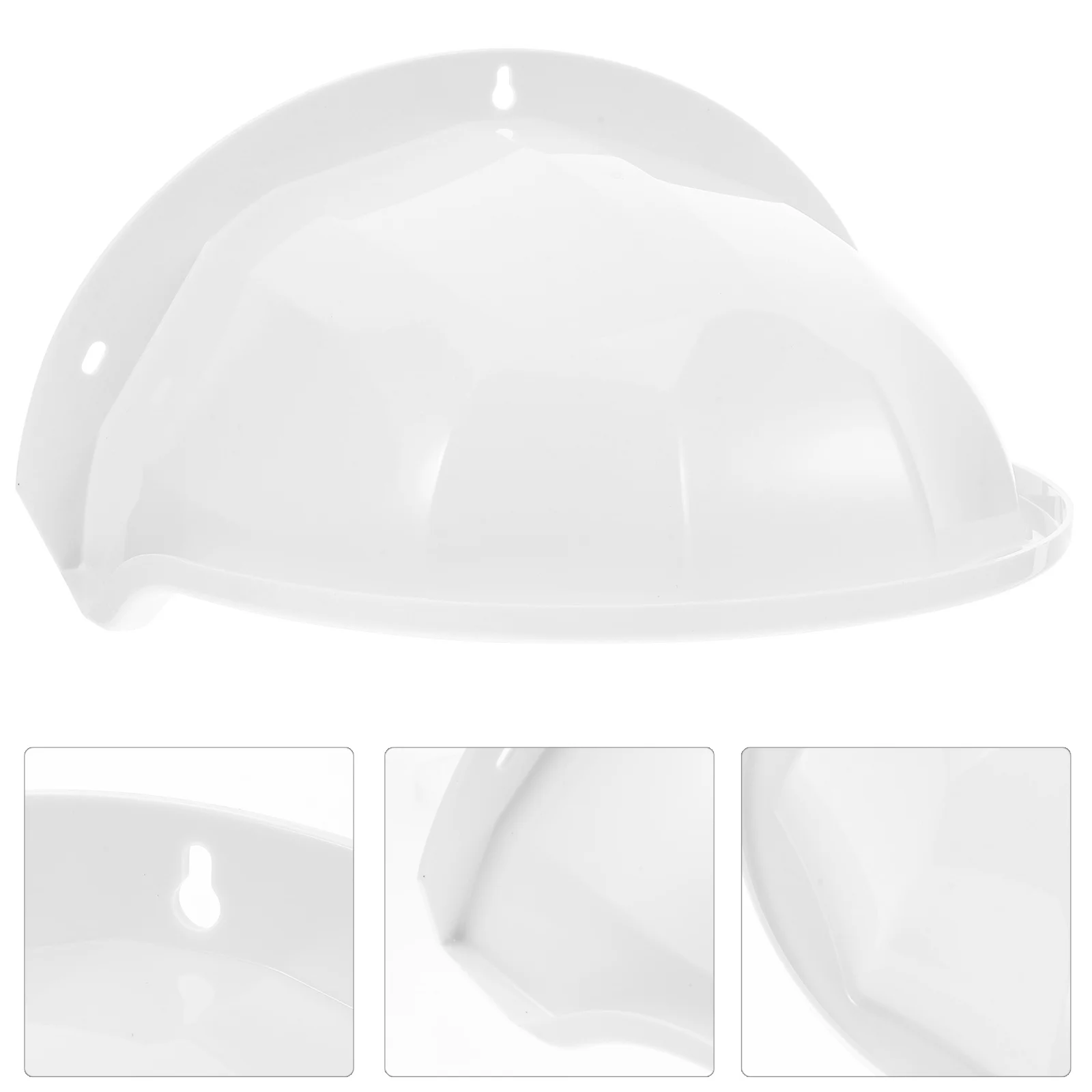 

Outdoor Security Camera Cover Heavy Duty Plastic Housing Rain Protector Wide Angle Viewing Window Easy Install Outdoor