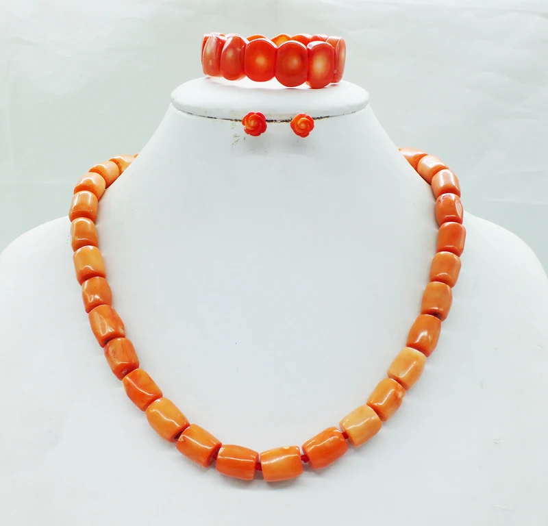 

free delivery Fashion United Kingdom Handmade Pink Coral Beads Jewelry For Wedding 20"