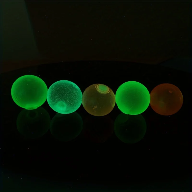 5PCS Random color Luminou Ball High Bounce Glowing Ball Sticky Wall Home Party Decor Kids Adult Gift Anxiety Stress Relieve Toy