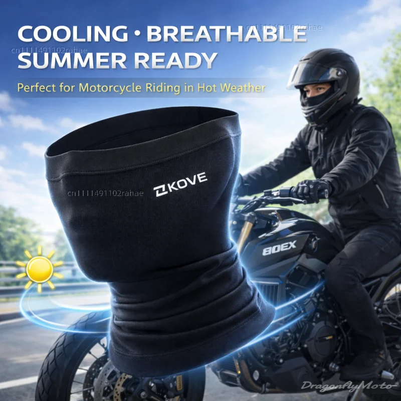 

Для мотоциклов KOVE 800X Pro/Rally 525X 500X 400X 800 525 500 400 X: летний дышащий шарф-маска с индивидуальным логотипом для защиты от УФ-излучения