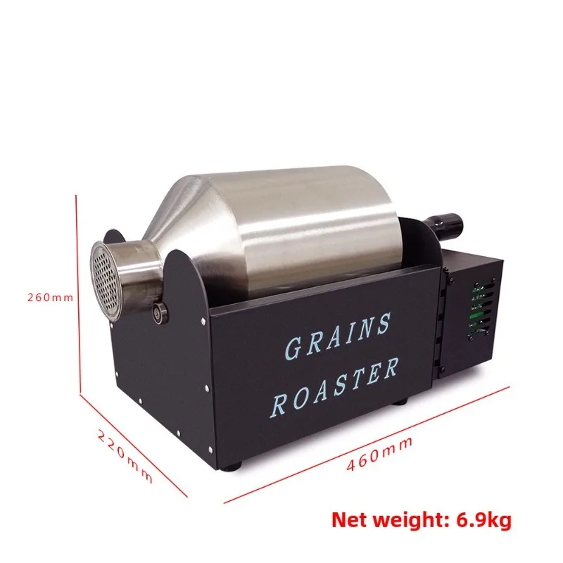 Stainless steel bean bucket fried coffee beans flower   pepper nuts roasting fried machine y