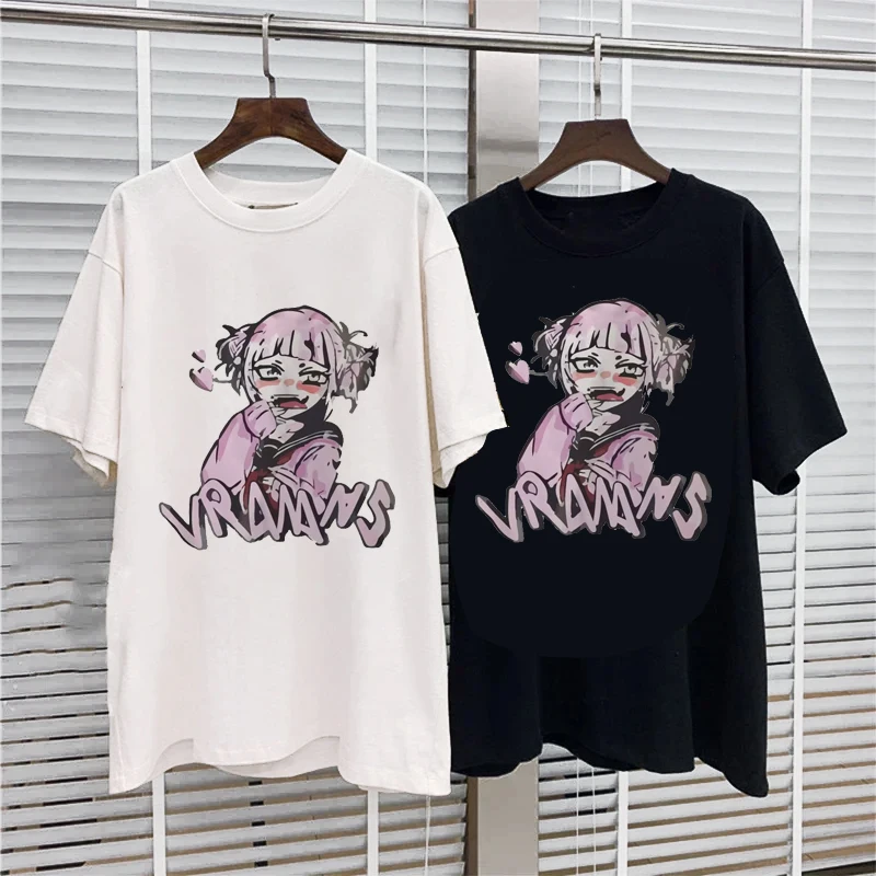 

Women Oversized T-shirt Graphics Anime Graphic Harajuku T Shirt My Hero Cartoon T Shirt Summer 90s Ulzzang Female Tshirts Tops