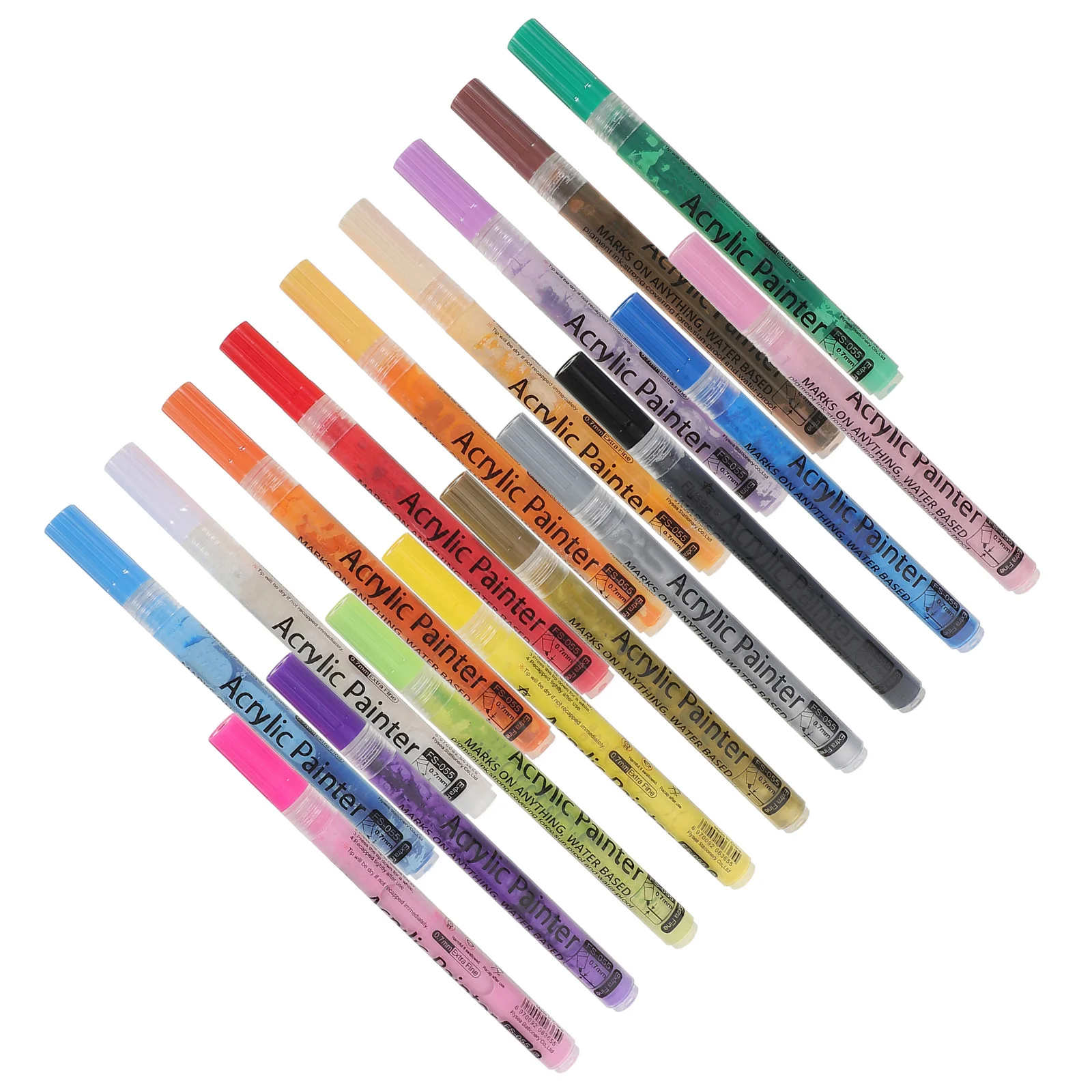 

1 коробка, ручки для акриловых красок, надежные, безопасные для скрапбукинга, рисования, керамики, дерева, стекла, бумага, инструменты для рукоделия, рукоделия