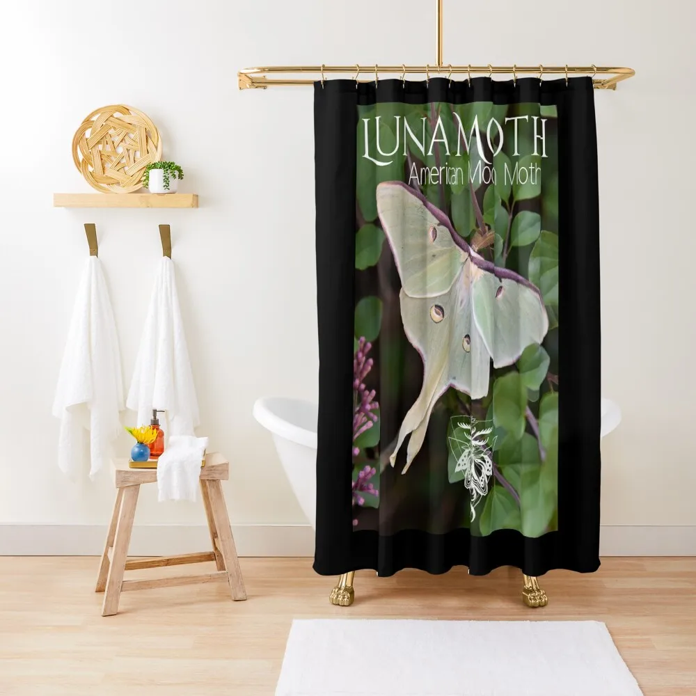 

Luna Moth American Moon Moth Digital Design Shower Curtain Cover Bathroom And Shower Products Bathroom Shower Set Curtain