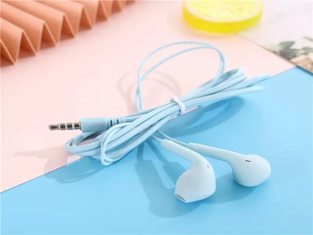 U19 Sport Wired Earphones Super Bass 3.5mm Headphones with Built-in Mic Hands Noise Canceling Earbuds Music Headset Hearing Aids