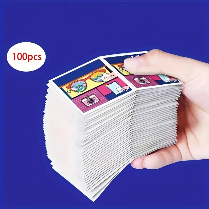 100 عبوة مناديل مبللة للتنظيف متعددة الأغراض للنظارات والمجوهرات والشاشات المضادة للضباب وقماش العناية بالعدسات #2