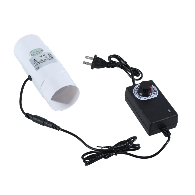 517A Ventola condotto in con controller a velocità variabile 12V Ventilazione Fan Fan Tubole