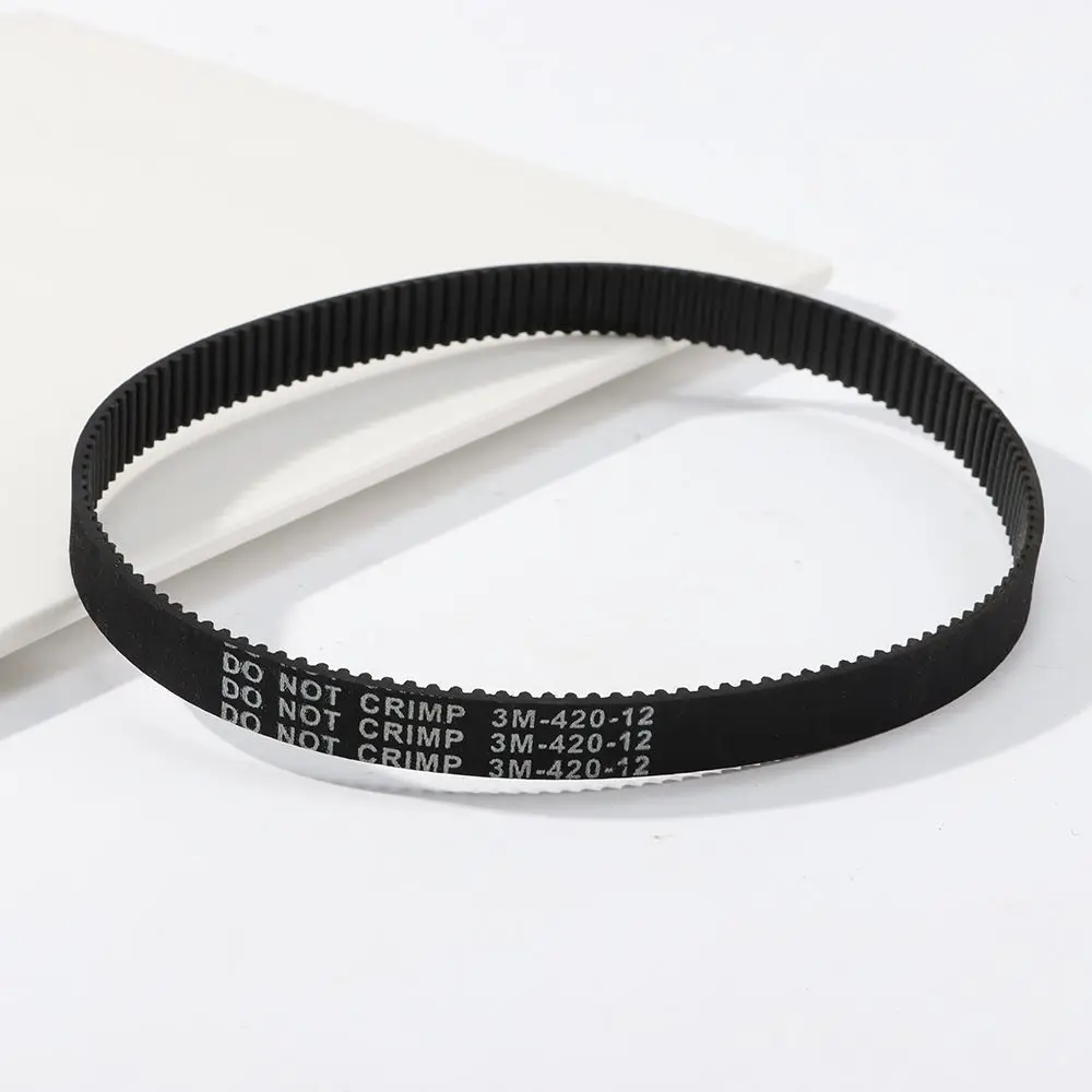 Black E-scooter Hoverboard Parts HTD Transmission Belt Drive Stripe Rubber Timing Belts Electric Scooter Belt