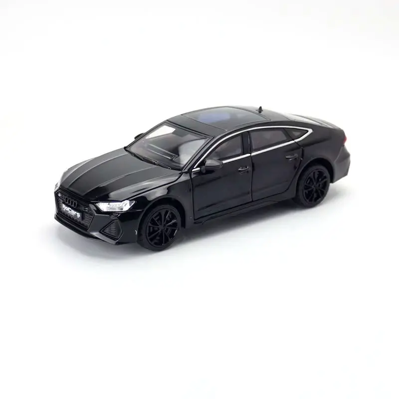 1/24 audi rs7 Druckguss Spielzeug Fahrzeug Modell für Kinder Antik Sportwagen zurückziehen Sound & Licht Türen zu öffnen Sammlung Geschenk Kind