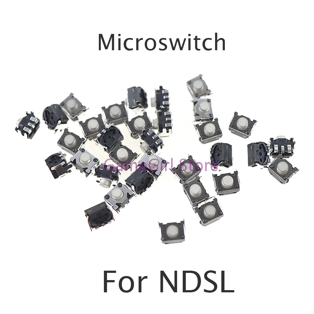 200 ชิ้นสําหรับ Nintendo DS Lite NDSL Micro Switch เกมคอนโทรลเลอร์ LR ปุ่มสําหรับ NDSI NDSIXL