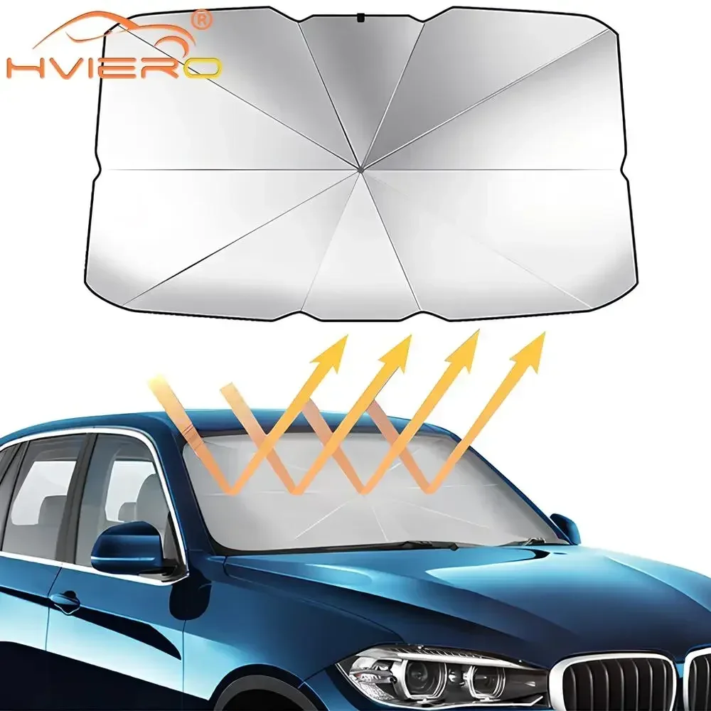 Multi Purpose Convenient Foldable Umbrella Car Windshield Sunshades Interior Protechor Accessorie Part Auto Parasol Front Covers