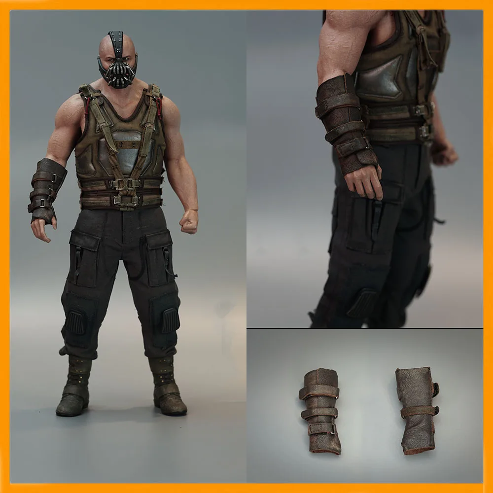 [only-wrist-band]-1-6-hottoys-mms689-bane-black-leather-wrist-band-cowhide-handmade-arm-guards-for-12-action-figure-model-toys