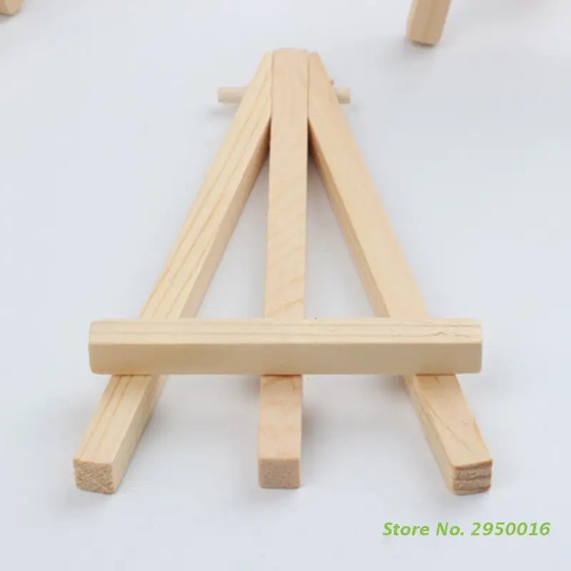10pcs/lot Mini Artist Wooden Easel Wood Wedding Table Card Stand Display Holder For Party Decor Art Painting 8x15cm view 5