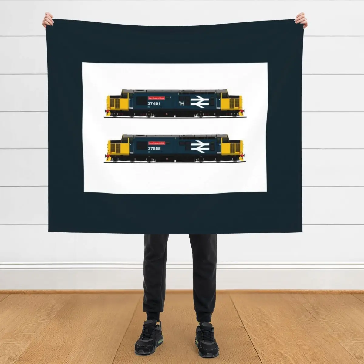 

class 37 locomotives Throw Blanket Thermal Vintage Thermals For Travel Blankets