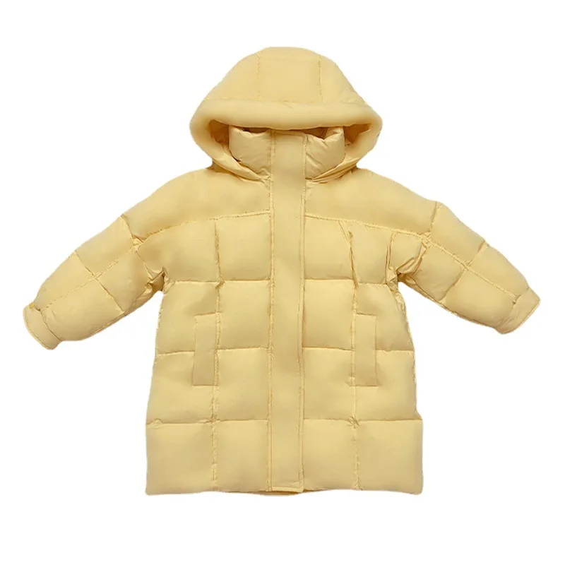 Girls winter new children's milk block cotton-padded jacket