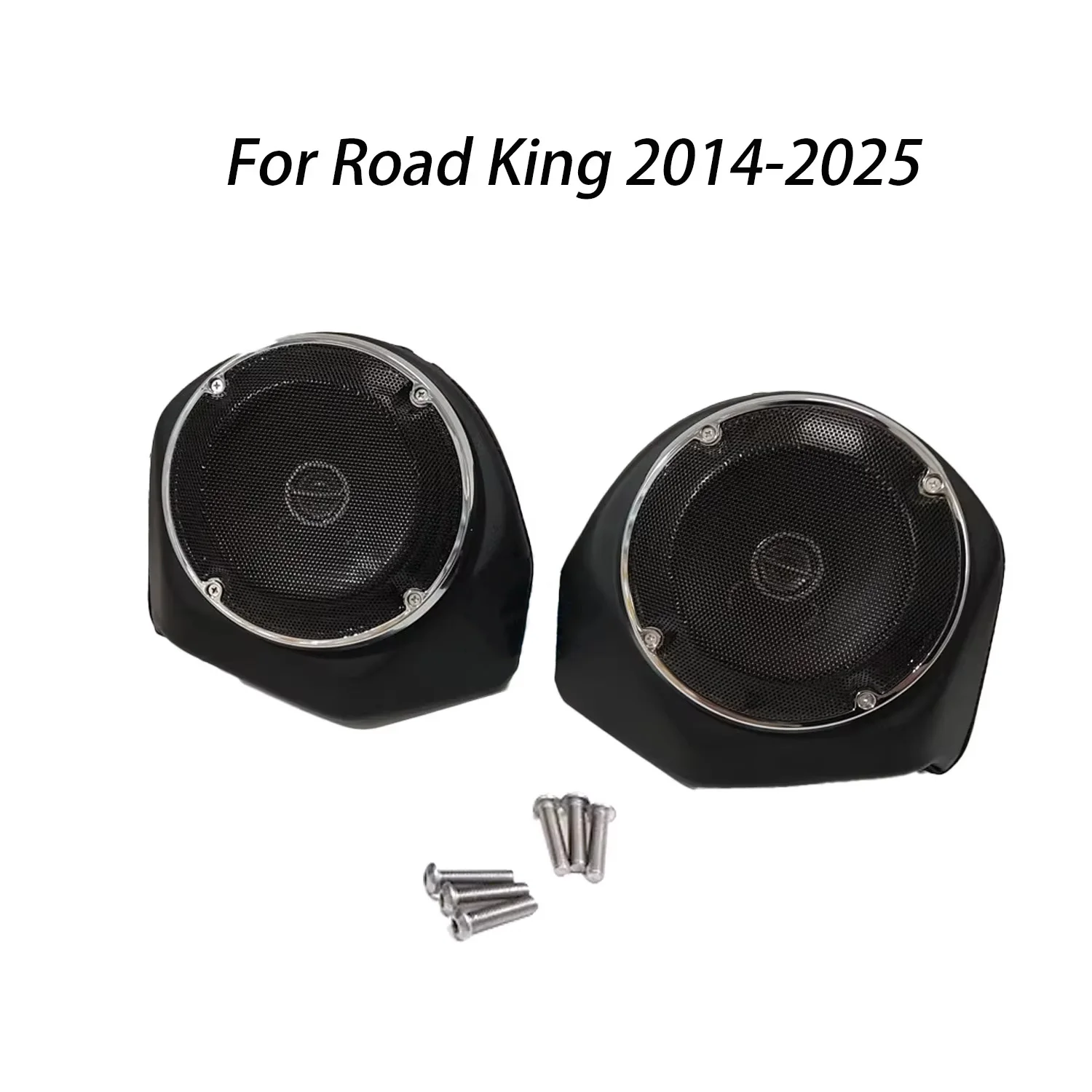 Motorcycle Backrest Tour Pack Pak 6.5' Speaker Pods For Harley Touring 2014-2026 CVO Road King Street Ultra Electra Glide