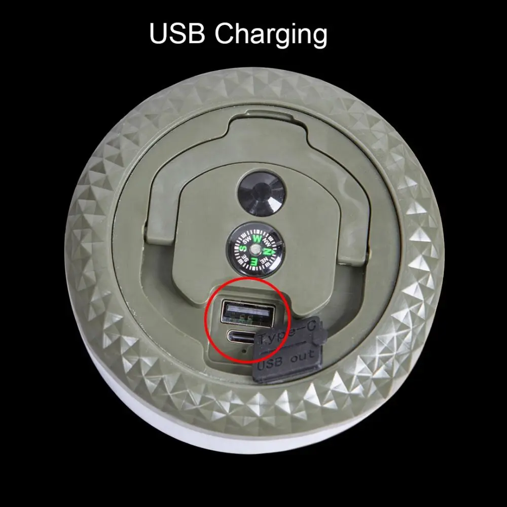 10M 야외 캠핑 램프 USB 충전 방수 LED 요정 조명 8가지 모드 접이식 줄자 램프 캠핑용