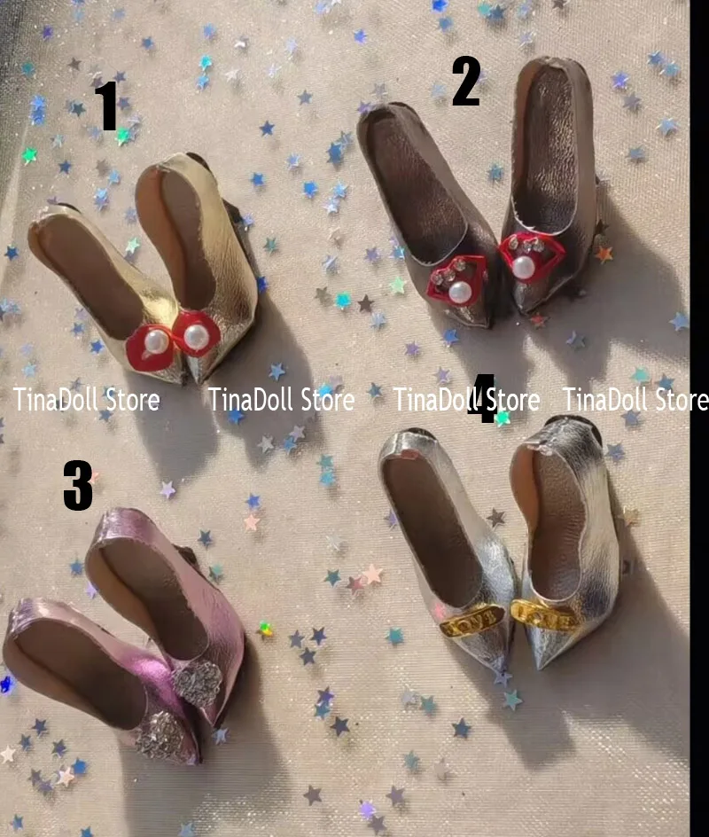 （TinaDoll Store) High quality handmade glossy surface high heels for landoudou/OB22 24/Blythe Shoes Landoudou/Blythe/ob24 Doll