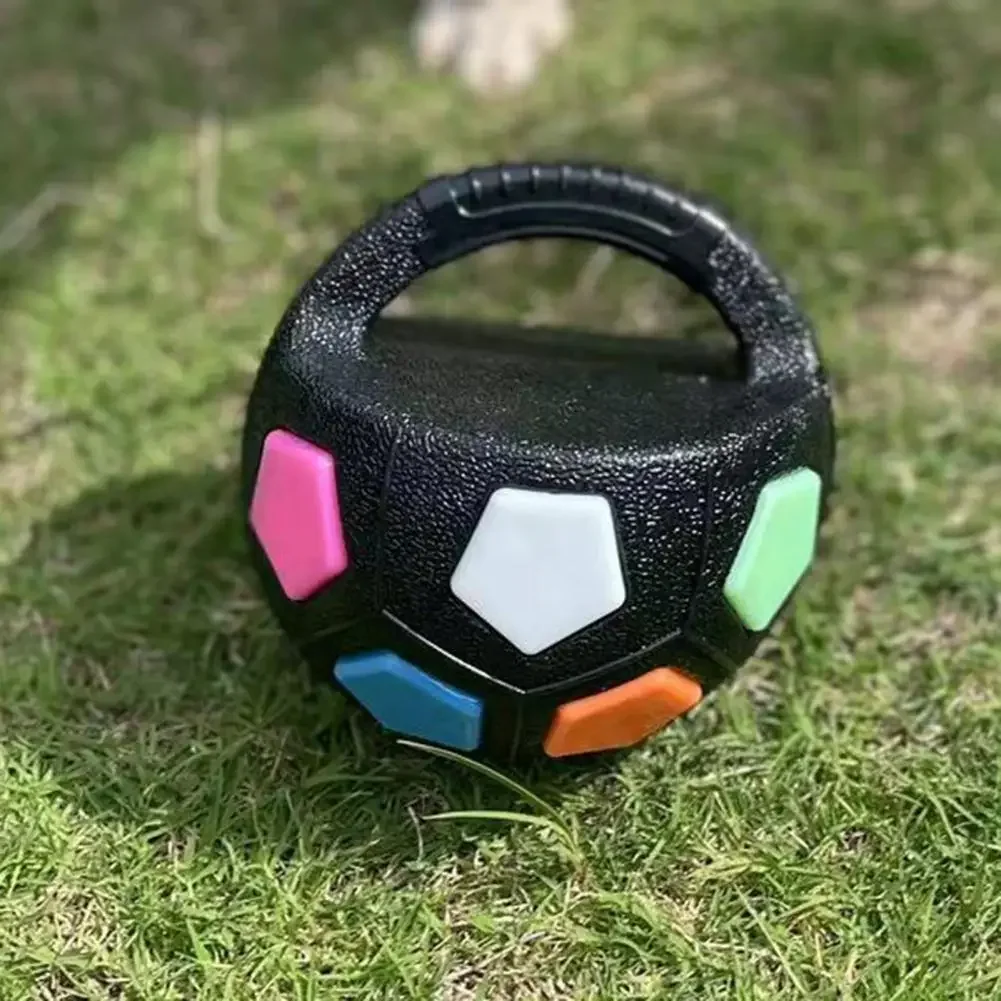 Dog Calming Ball Interactive Football Dog Toy Pets Toss And Fetch Toy with Squeaker Treat Dispensing for Small Medium Large Dogs