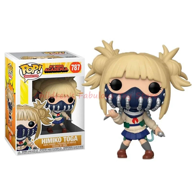 NEWest FUNKO POP My Hero Academy Tenya #250 Toga #787 Kurogiri #789 Fatgum#985 Vinyl Action Figure Model Toys for Children Gifts