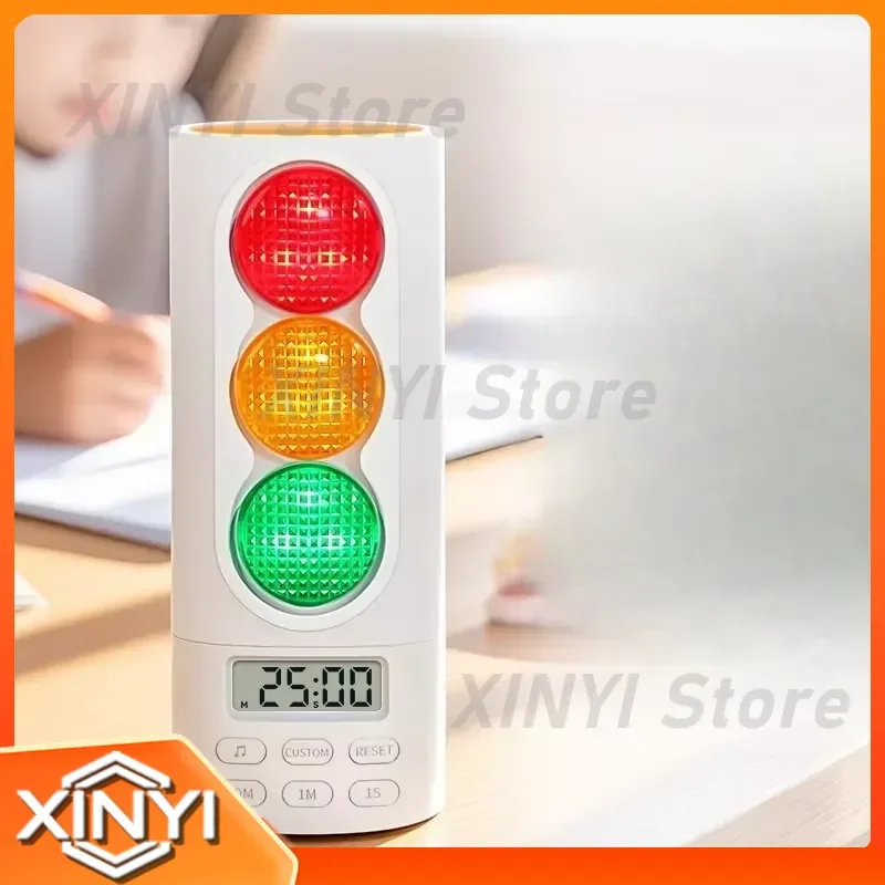 Traffic Light Timer for Students Kids Learning Timer for Homework Countdown Personalized Creative Stopwatch for Classroom