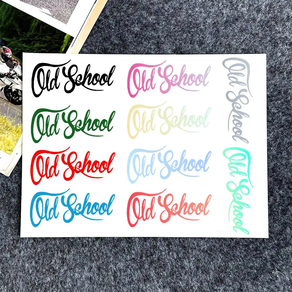 Old School Japanese Motorcycle Sticker Suitable For Motorcycle Body Reflective Car Sticker Helmet Decal