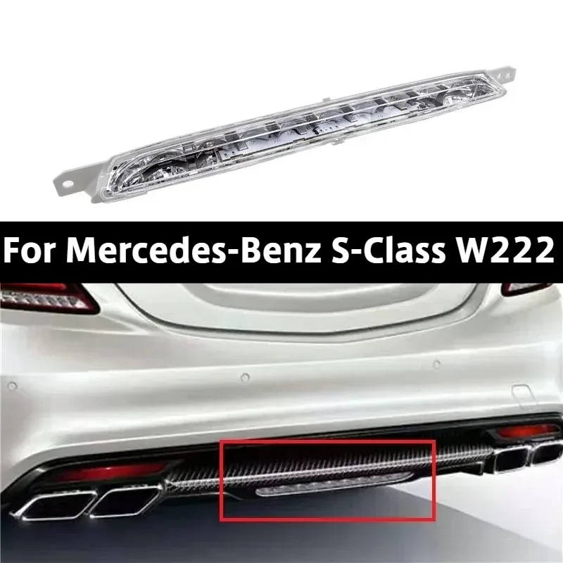 Fit For Mercedes-Benz S-Class W222 Car High Mount Stop LED Tail Light Rear Diffuser Bumper Third Brake Lamp A2229060048
