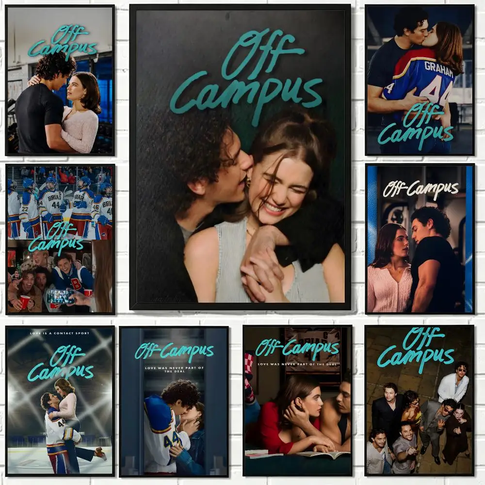 Off Campus tv Poster Waterproof HD Modern Peel And Stick Wall Decor Living Room Dorm Garage
