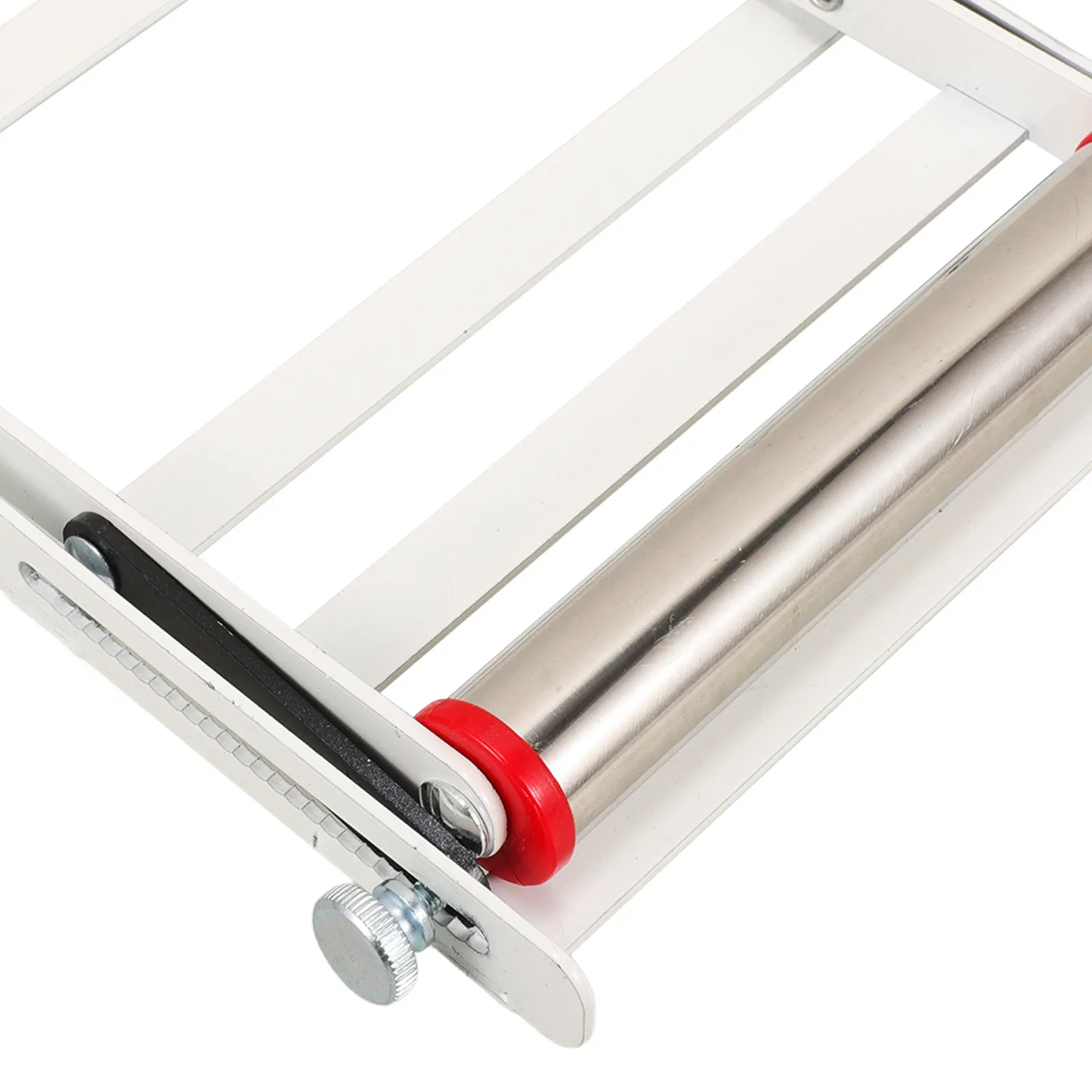 Adjustable Stainless Steel Cutting Machine Support Stand with Anti-Slip Base Extra Reinforcement Bracket for Universal Material