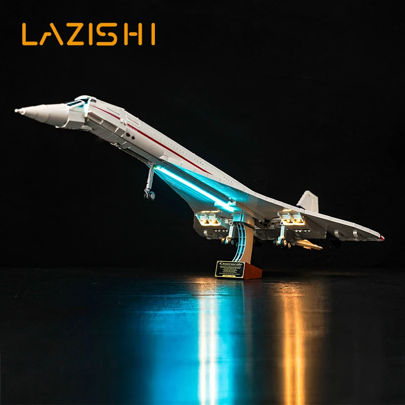 Lazishi LED 10318 set suitable for Concorde Building blocks (only including lighting accessories)