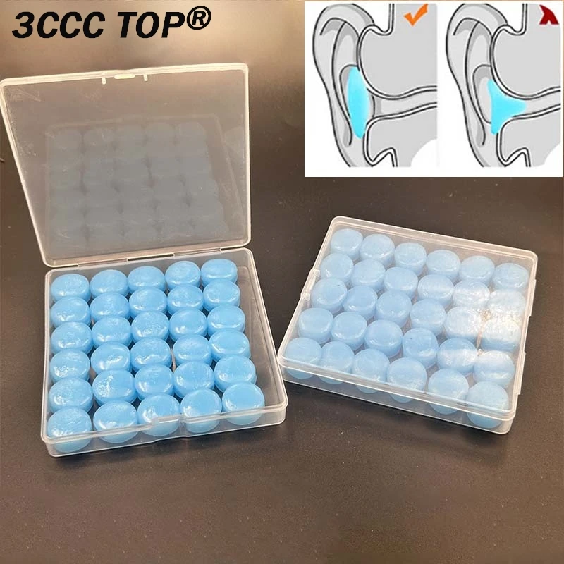 

30Pcs Silicone Ear Plugs Noise Reduction Sleep Anti Canceling Sound Insulation Earplug Protection Sleeping Reusable Ear Plugs