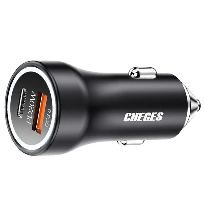 USB Car Charger Port Car Mobile Phone Charger Dual Port Car Charger For People Who Drive A Lot And People Who Travel A Lot And