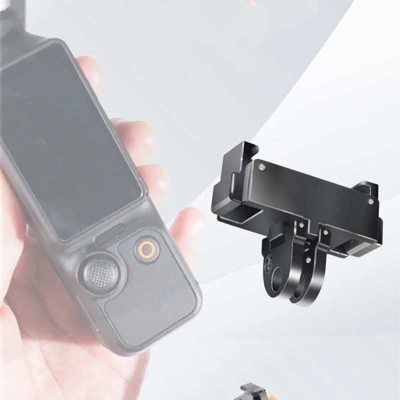 

Suitable for DJI Pocket 3 Metal Quick Release Bracket Foldable with 1/4 Threaded Port Expansion Accessory