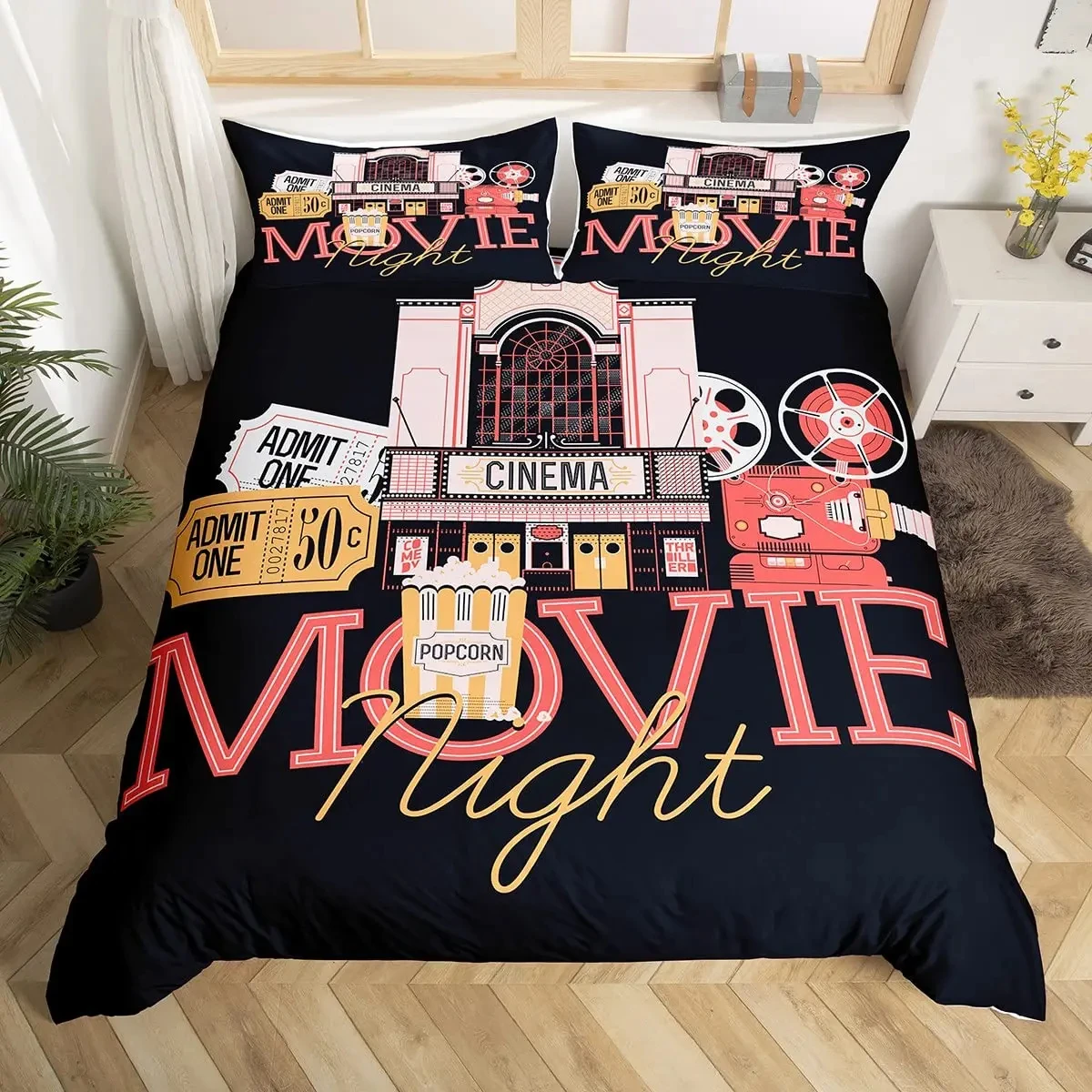 copripiumino-vintage-a-tema-cinema-per-famiglie-ragazzi-e-ragazze-decorazione-per-sala-home-theater-set-completo-di-biancheria-da-letto-a-tema-film