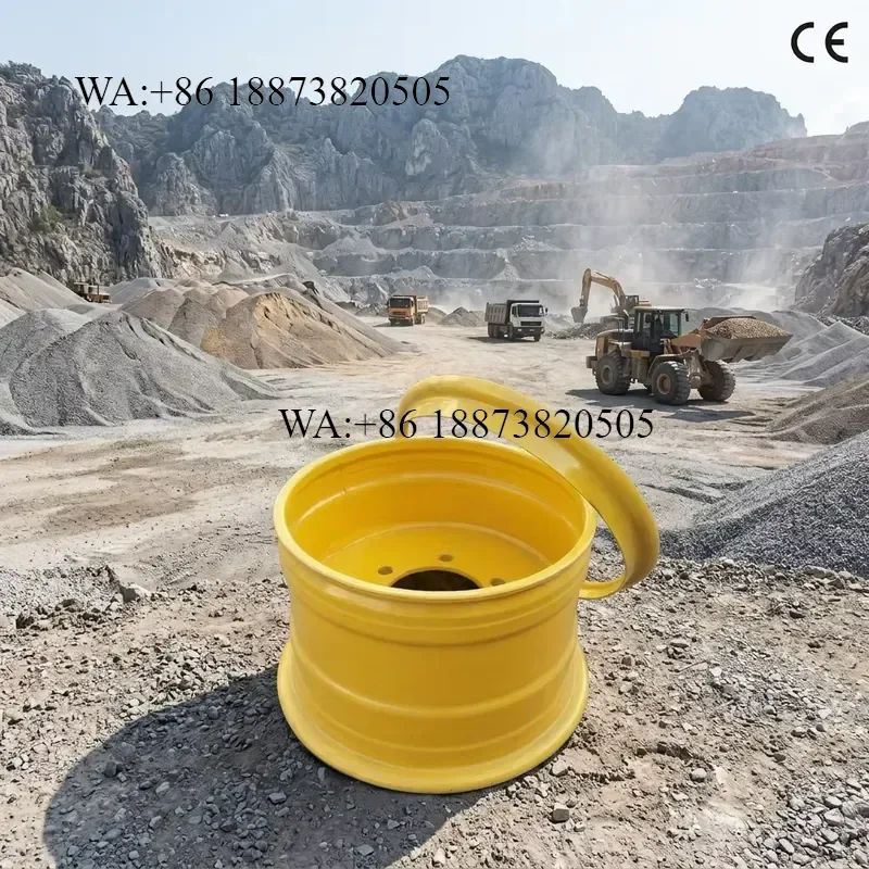 for 10.00F-16 High Quality Construction Machinery Rim Otr Rims Loader Steel Wheel Rims for 20.5/70-16