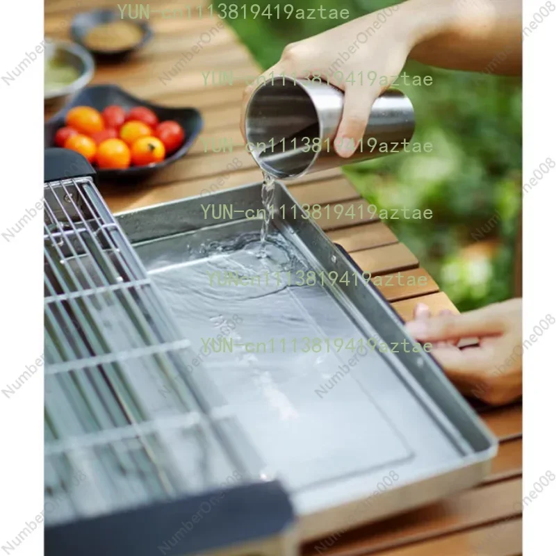 Electric Smokeless Indoor Grill, Healthy Non-Stick BBQ Grill for Kebabs & Steak, Household Kitchen Appliance