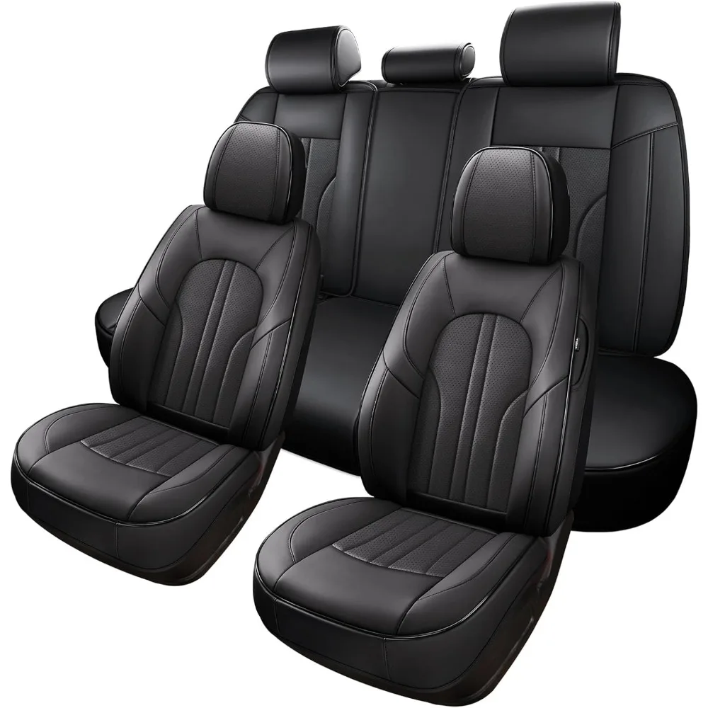 

Car Seat Cover Full Set, Leather Car Seat Cover, Waterproof Seat Covers,