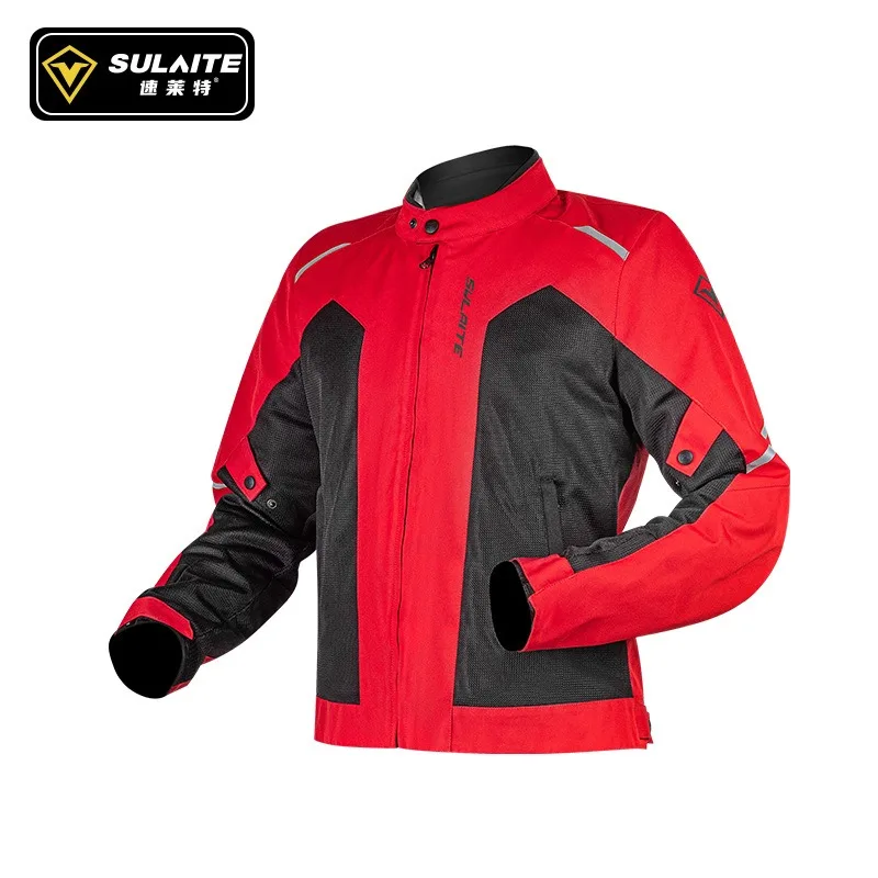 

Motorcycle Jacket Breathable Racing Motorcycle Jacket Built-in CE Protector Gear Soft Mesh Cycling Motocross Off-road Outfit