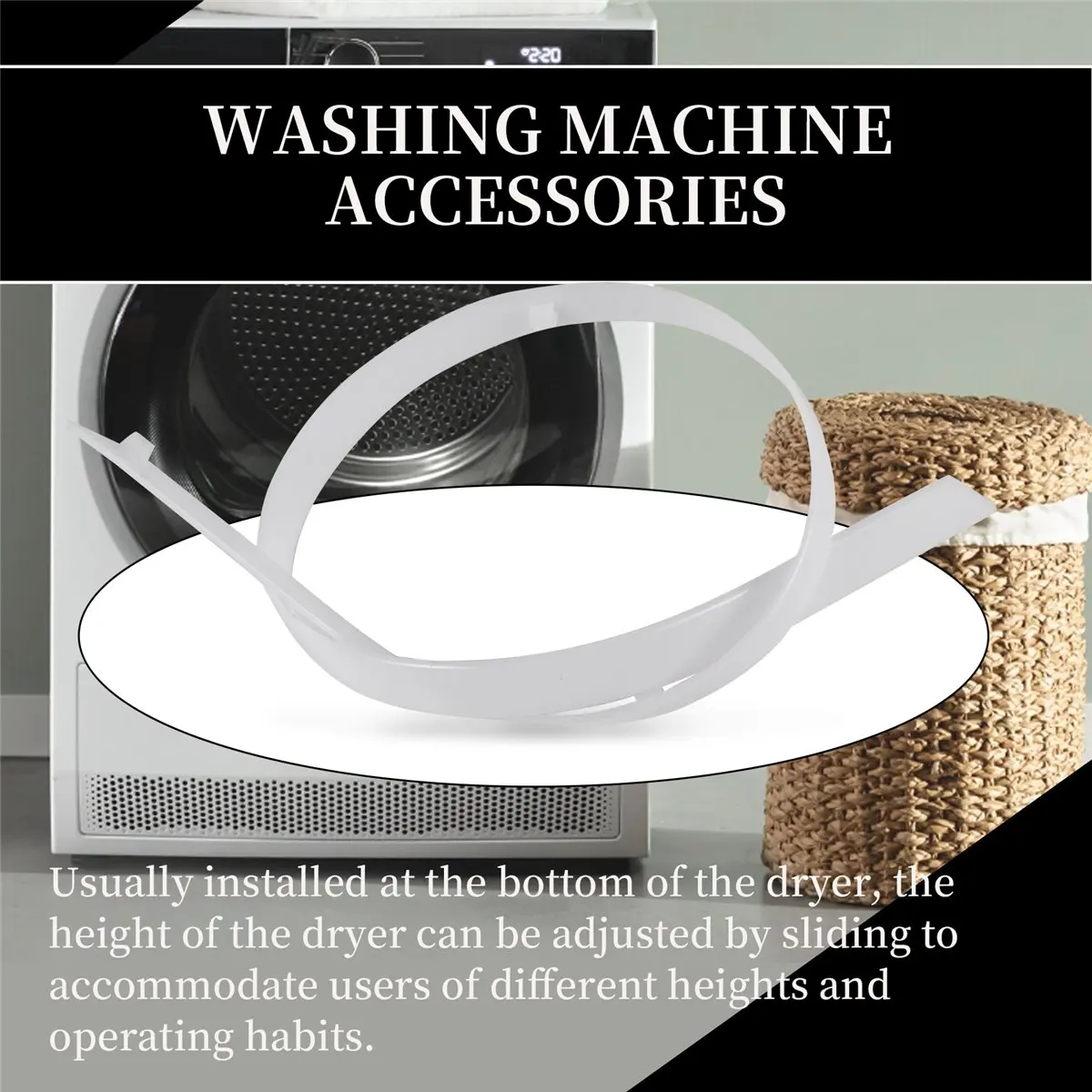 【STABLE QUALITY】1 Piece is Suitable for the Front Slide of 131963900 Clothes Dryer, Suitable for 137513300 AP5650542 2629362 PS5
