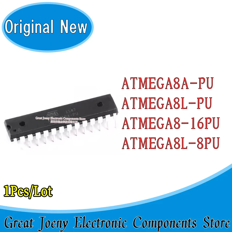 100% New ATMEGA8A-PU ATMEGA8L-PU ATMEGA8-16PU ATMEGA8L-8PU ATMEGA8L ATMEGA8A ATMEGA8 DIP-28 Chipset Bulk Best Price PC shell