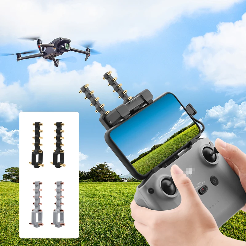 Antenna Signal Booster for DJI Mini 4K/Mini 4/4Pro/Mavic 3 Classic/Mavic Air 2 Drone RC-N1/N2 Remote Controller Range Extender