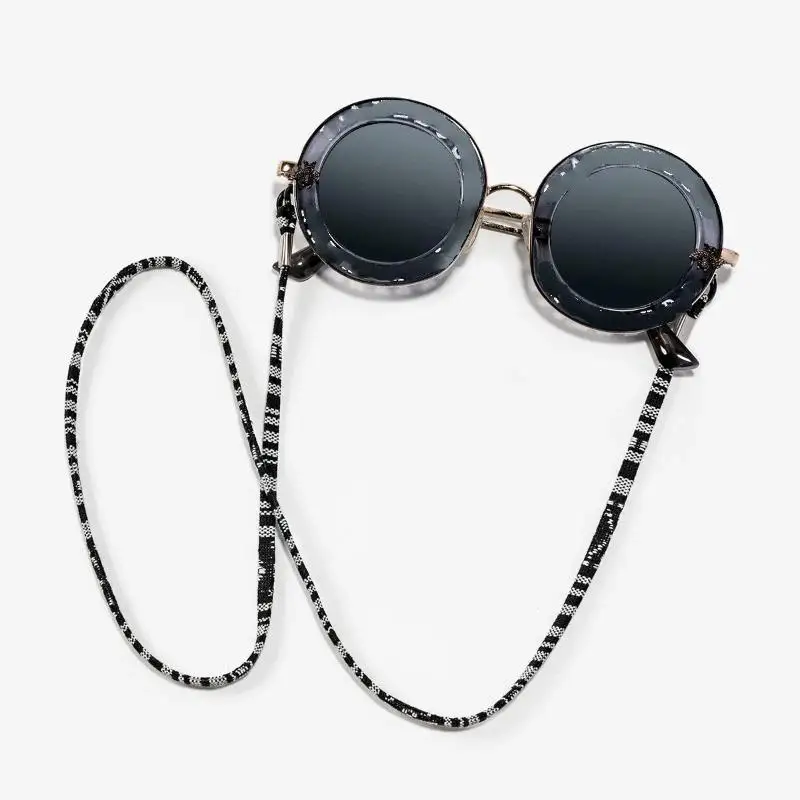 Glasses Sunglasses Cotton Neck Strap Fixing Strap Glasses Hanging Neck Strap High end Ethnic Rope Glasses Chain