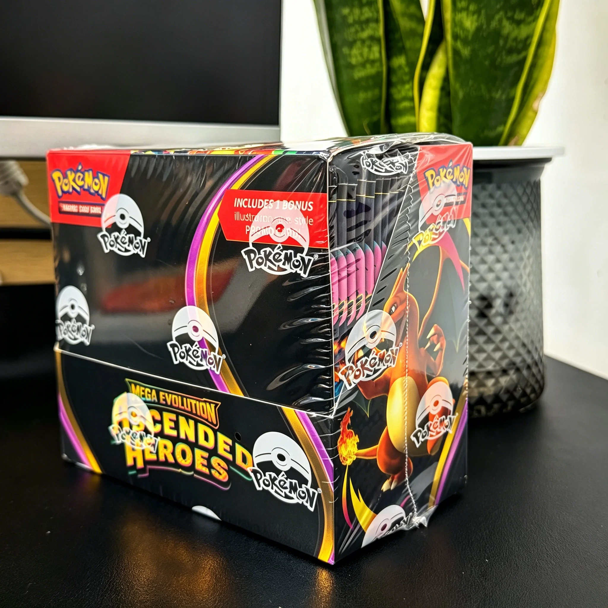 360PCS English Pakémon Mega Evolution Perfect Order,Ascended Heroes Booster Box Pakemn Trade Card 36 Pack Box Gifts Toys - view 3