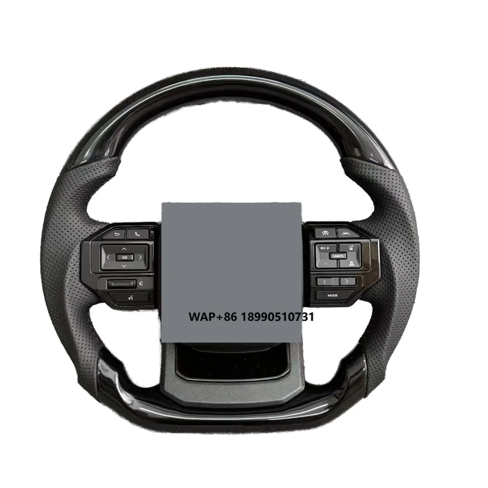 

New Prado 2025 LC250 PVC Leather Steering Wheel for Prado 120 150 LC70 LC200 Acoma 2014 LC300 Innova