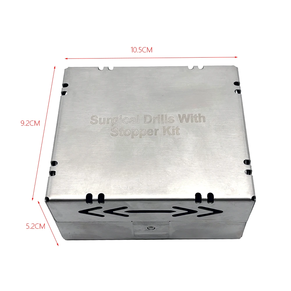 21Pcs Dental Osseodensification Bur Drills Kit with Stoppers for Implant Surgery Bone Density Enhancement Implant System Drivers