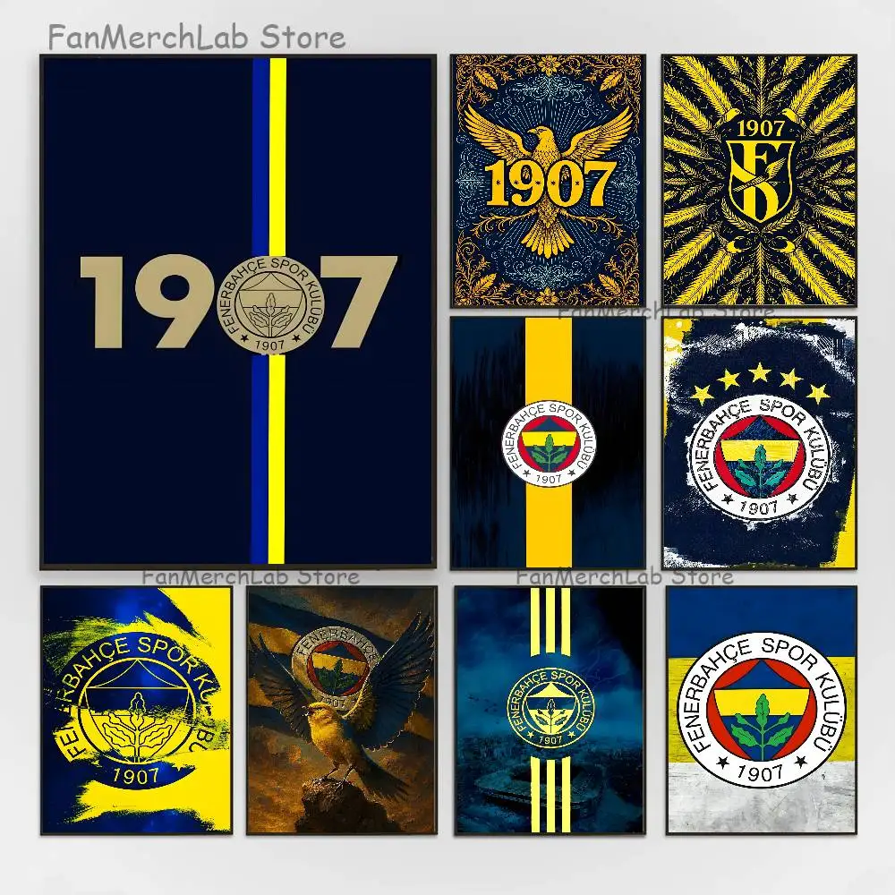 Turkey F-FenerbahceS-E Poster Prints Wall Art Picture Painting Gift Living Room Restaurant Bar Large Dec Sticker