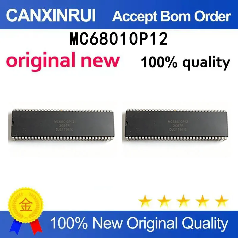 (5pcs-100pcs)Brand new original MC68010P12 DIP-64 memory microprocessor spot chip IC